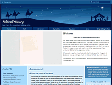 Tablet Screenshot of biblicalethic.org